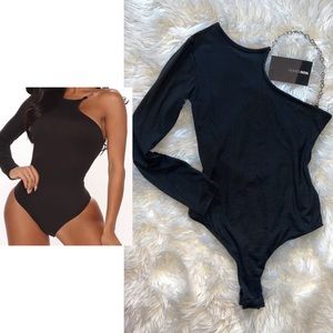 Fashion Nova You've Got Chainmail Bodysuit - Black
